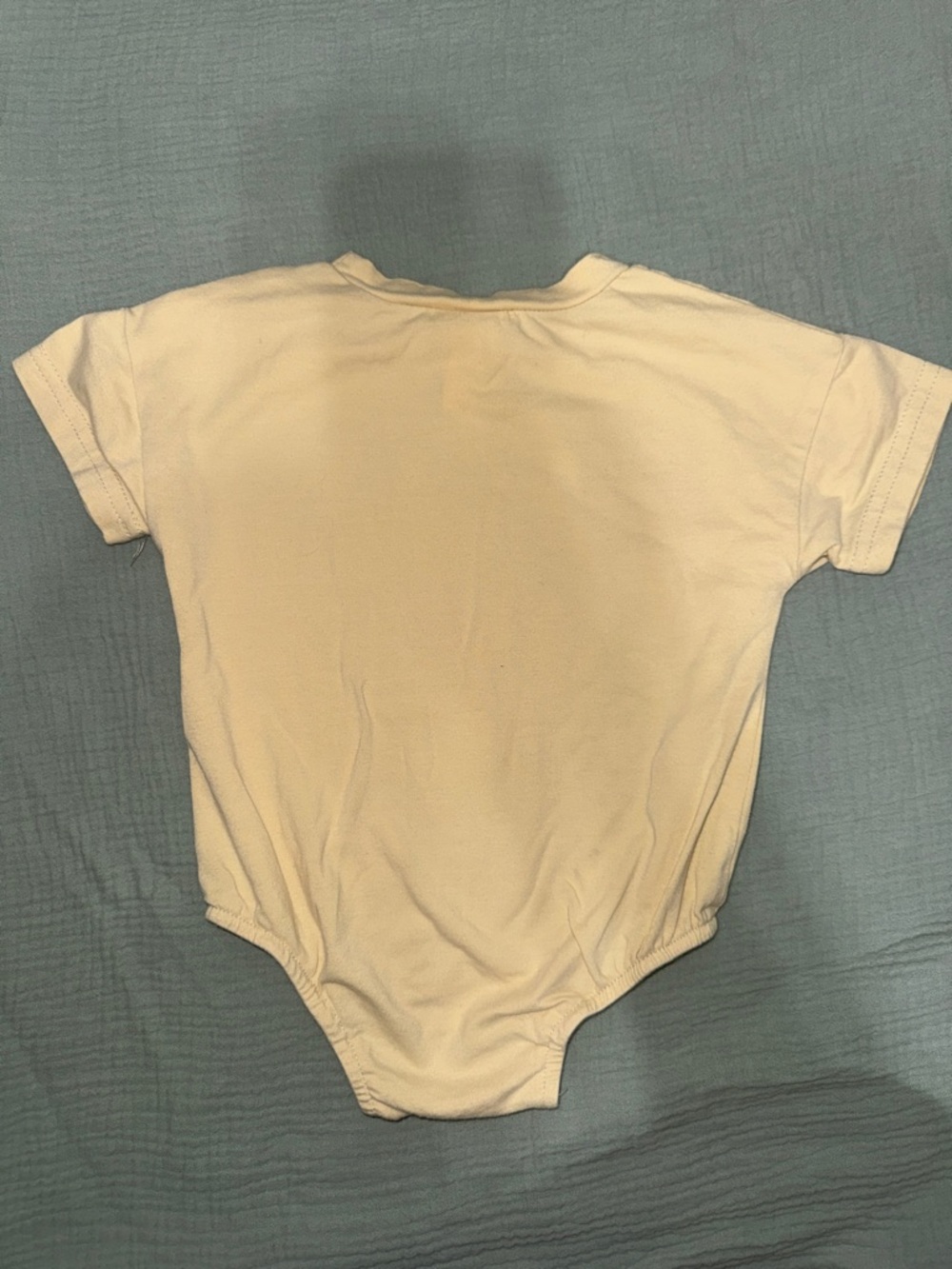 They Call Me Pumpkin Graphic Baby Onesie - Cream with Red Print 6/9M - Picture 2 of 2
